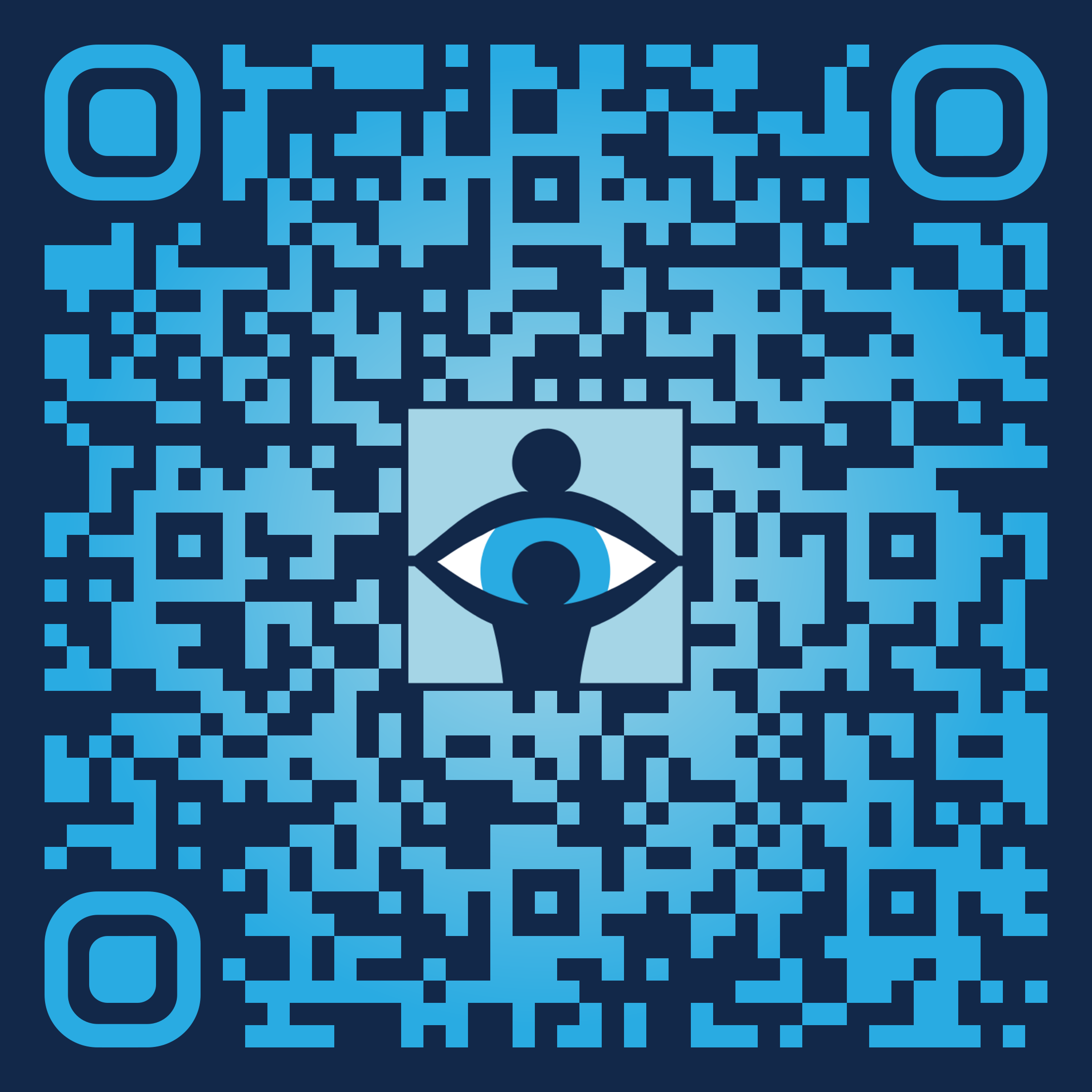 QR code for the Lackawanna Blind Association's PayPal